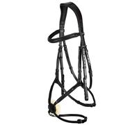 Premier Equine Glorioso Grackle Bridle - Horse Bridles - Black - Size: Full
