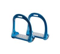 Premier Equine Jopollo Aluminium Performance Stirrups - Blue - Size: 5 inch