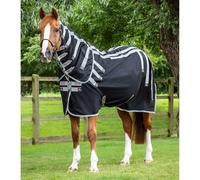 Premier Equine Magni-Teque Magnetic Horse Rug with Neck Cover Black - Black / 5'6