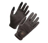 Premier Equine Metaro Women's Riding Gloves - Horse Riding Gloves - Brown - Size: Large