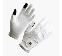 Premier Equine Metaro Women's Riding Gloves - Horse Riding Gloves - White - Size: Medium