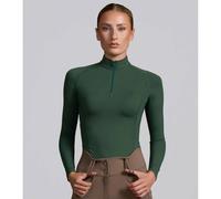 Premier Equine Ombretta Ladies Technical Riding Top Green - UK 10