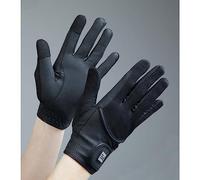 Premier Equine Presa Mesh Competition Riding Gloves - Black Large