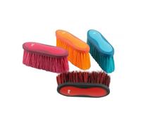 Premier Equine Soft-Touch Dandy Brush - Long Bristles, Orange Amber, 6025-OA