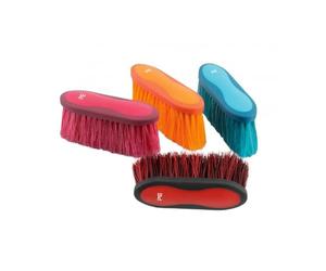 Premier Equine Soft-Touch Dandy Brush - Long Bristles, Orange Amber, 6025-OA