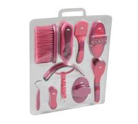 Premier Equine Soft-Touch Grooming Kit Set - Wine & Fuchsia