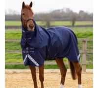 Premier Equine Stratus 600D Series 0g Turnout Rug with Classic Neck Cover - Navy - Size: 7ft 3inch
