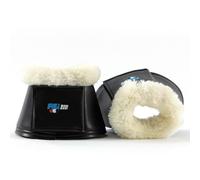 Premier Equine Techno Wool Over Reach Boots - Black - Size: Extra Full