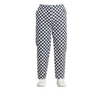 (XL, Black/White (Big Check)) Premier Essential Unisex Chefs Trouser / Catering Workwear
