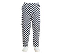 (3XL, Black/White (Big Check)) Premier Essential Unisex Chefs Trouser / Catering Workwear