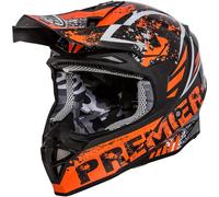 Premier Exige ZX 3 Motocross Helmet, black-orange, size XL for Men