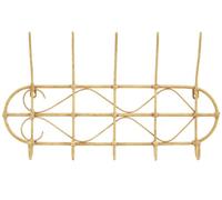 Orsina Effortlessly Organized Five Hook Hanger, Rustic Bedroom Door Hooks, Versatile Hooks For Hanging Clothes