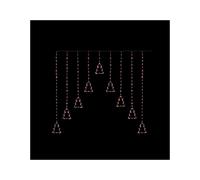 Premier - FlexiBrights Tree V Curtain 258 LEDs Rainbow - 1.2m