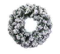 Premier Flocked Woodcote Wreath 50cm - FTW207015-ST