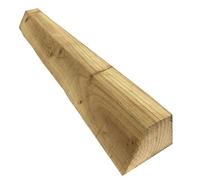 Premier Forest Products Treated Cant Rail 47 x 75mm Fencing Timber 3600mm, Green Bevelled Edge Design