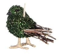Premier Forest Robin Christmas Tree Decoration (17cm) (Green/Brown)