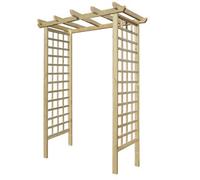 Premier Garden Supplies Premier Arch H:8Ft (240Cm) X W.6Ft (180Cm) Garden Walkway Archway Standard Square Plant Decorative Plant Climber Sides
