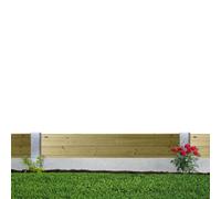 Premier Garden Supplies Ultimate Horizontal Tongue & Groove Fence Panel (Pack Of 4) Width: 6Ft (183Cm) X Height: 1Ft Interlocking Planks Fully Framed