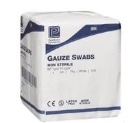 Premier Gauze Swabs 7.5cm X 7.5cm 8PLY - 100 swabs