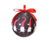 Premier Gnome Bauble (Pack of 7) in Black Premier Black