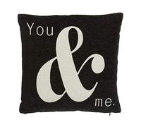 Premier Hardware's Cushion You and Me, Chenille - Black