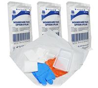 Premier Healthcare Procedure First Aid Accident Emergency Sterile Woundcare Pack - Triple Pack