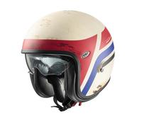 Premier Vintage K, jet helmet L Matt White/Red/Blue