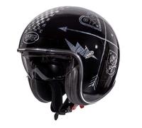 Jet Helmet Premier VINTAGE NX SILVER CHROMED