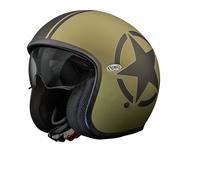 Premier Helmets 23 Vintage Star Military Bm 22.06 Open Face Helmet unisex