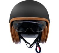 Premier Helmets Vintage Platinum Edition 22.06 Open Face Helmet Black L