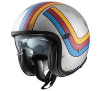Premier Vintage Platinum Edition EX, open face helmet L Matt Silver/Orange/Red/Blue