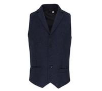 Premier Herringbone waistcoat - Satin lining, Lapel collar