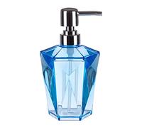 Premier Houseware Black Acrylic Lotion Dispenser Hand Soap/Grey And Silver Pump Bottle Dispenser Shampoo/Oil Dispenser Bottles 10 x 18 x 10