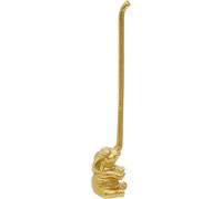 Premier Houseware Elephant Gold Roll Holder/Toilet Paper Holder/Toilet Roll Hol