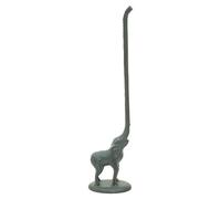 Premier Houseware Grey Toilet Roll Holder For Bathroom/Elephant Figurine Toilet Paper Holder/Stylish Free Standing Toilet Roll Holder 11 x 9 x 47