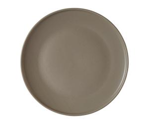Premier Houseware Taupe Side Plate Set Smooth Matte Melamine Finish Plates Made Of Stoneware / Scratchproof Reusable Side Plates Set Of 4