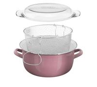 Interiors By Ph Telo Pink Deep Fryer, Pink