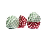 Premier Housewares 0805081 "Gingham" 100-Piece Mini Cupcake Cases Paper Assorted