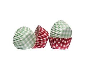 Premier Housewares 0805081 "Gingham" 100-Piece Mini Cupcake Cases Paper Assorted