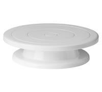Premier Housewares 0806489 Rotating Cake Stand - White, 28 x H7 cm