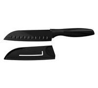 Premier Housewares 0907075 Santoku Knife with Non-Stick TPR Blade, Black