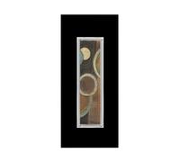 Premier Housewares 1-Piece Disc Abstract Design Framed Wall Art