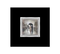 Premier Housewares 1-Piece Rainy Day Design 2 Framed Wall Art