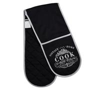 Premier Housewares Stylish Oven Gloves | Practical Pot Holders And Oven Gloves | Dual Hand Design Of Heat Resistant Oven Gloves | Versatile Cotton Oven Double Mitts