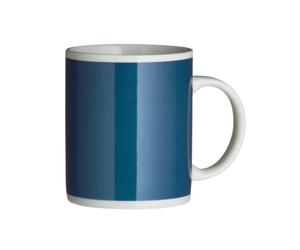 Premier Housewares 11 oz Straight Sided Porcelain Mug - Blue