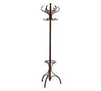 Premier Housewares 12 Hook Coat Stands Wooden Coat Stand Coat Hooks Coat Hangers Coat Rack Stand Coat Stands For Hallway In Walnut Wooden 184 x 48 x 48