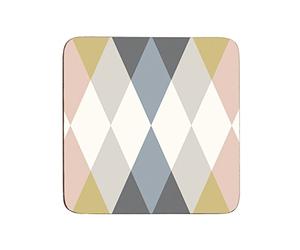 Premier Housewares 1203625 Cirque Coasters - Set of 4, Multi-Coloured, H2 x W10 x D10cm