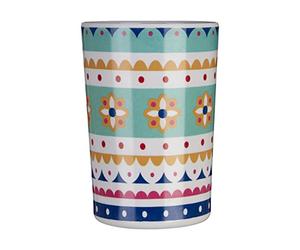 Premier Housewares 1206324 Mimo Bazaar Tumbler, Melamine, 340ml, Multi-Colour, 8 x 8 x 11 cm