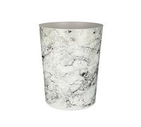 Premier Housewares 1601585 Rome Waste Bin, Marble Effect Grey 20 x 20 x 25 cm