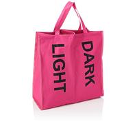 Premier Housewares 2 Section Laundry Bag, Pink
